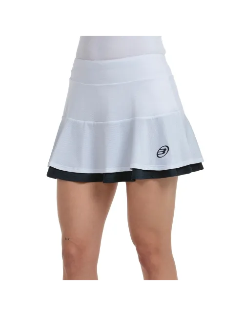 FALDA BASICA BULLPADEL TEJAS 012 BLANCO | Ofertas de pádel